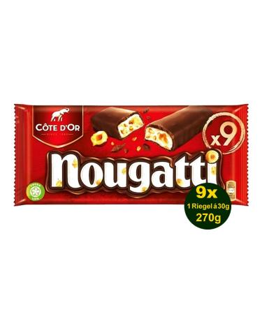 Côte d'Or Nougatti Chocolate Bars - 9 bars, 270g