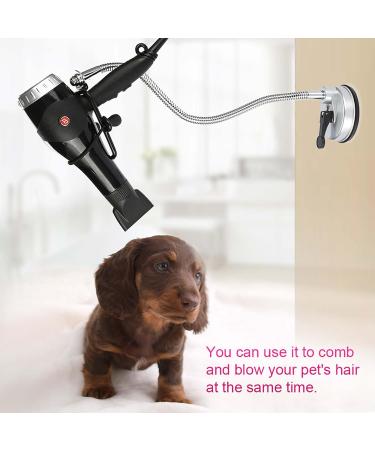 Qyebavge 360 Freely Rotation Hair Dryer Holder Hands-Free Removable Suction Cup Stand - Buy Online on GoSupps.com