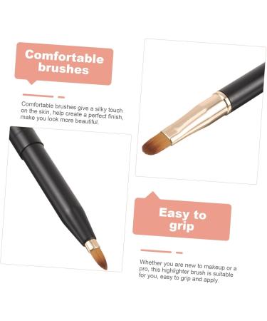 DOITOOL Travel Brush Tool Eye Lash Brush Tool Beauty Tools Women Makeup Tools Lip Gloss Applicator Retractable Lip Brush Foundation Makeup Brush Artificial Fiber Mascara Portable - Buy Online on GoSupps.com