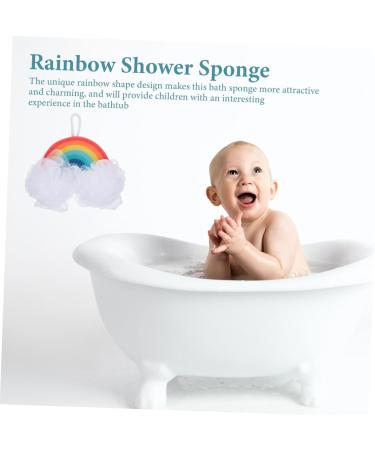 Beaupretty Exfoliating Sponge Baby Rainbow Bath Kids Body s loofah Dish Shower loofah Bath Bath loofahs Kids Body Scrubber Tool Newborn face pu Kids Facial Scrubber - Buy Online on GoSupps.com