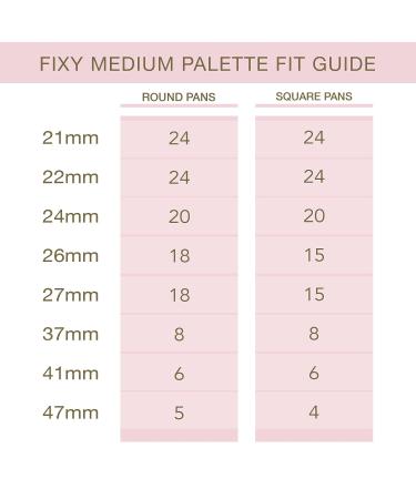 FIXY Empty Magnetic Makeup Palette with Clear Top - Customize Your Bronzer, Blush, and Eyeshadow - Travel Organizer - Medium Size 5.7 x 4.3 - Buy Online on GoSupps.com