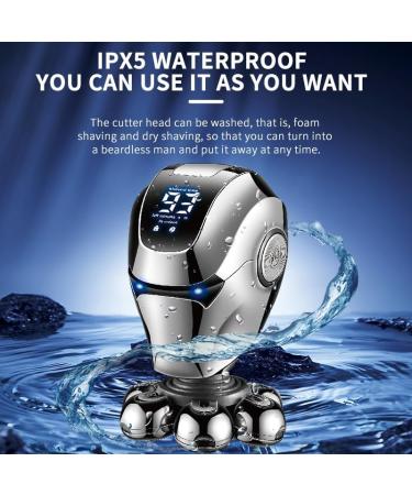 5 in 1 Electric Head Shaver for Bald Men | 7D Waterproof Multifunctional Razor & Trimmer - Buy Online on GoSupps.com