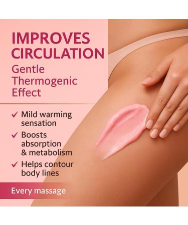 ADEUS Pink Rose Intensive Cream Firming Anti-Cellulite & Stretch Mark Body Rosa Crema with Asiatica & Seaweed Extract Moisturizing & Smoothing Skincare 300 g (300g, Pink Rose) - Buy Online on GoSupps.com
