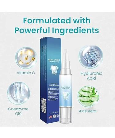 2024 Neslemy Gum Therapy Gel - Strong Gum Health Solution | 2-Pack Gum Shield Therapy Gel - Buy Online on GoSupps.com