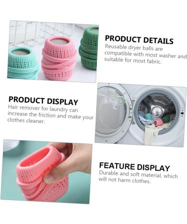Laundry Ball Soap Dryer Fabric Softener Dispenser Washing Machine Ball Washing Machine Fabric Softener Household Clothes Washing Ball Anti Winding Laundry Washing Machine Laundry Ball (6PC) - Buy Online on GoSupps.com
