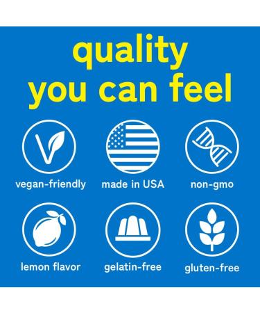 Creatine Monohydrate Gummies - Vegan Lemon Chews for Muscle Growth & Recovery - 60 Servings (5g Creatine per 5 Gummies - Buy Online on GoSupps.com