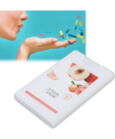 Breath Freshening Spray 20ml Bad Breath Spray Peach Flavor Long Lasting Refreshing Fine Mist Portable Oral Care Spray - Buy Online on GoSupps.com