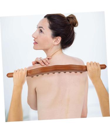 Gleavi 5-Stage Wooden Massage Roll Rod with 20 Balls - Portable Gua Sha & Head Massage Device for Full Body Relief - Buy Online on GoSupps.com