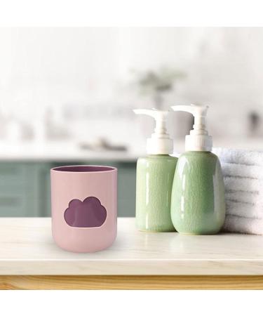 F Fityle 4x Bathroom Tumbler Toothbrush Cup - Large Capacity 400ml Storage Box & Non-Slip Holder for Toothbrushes - Buy Online on GoSupps.com
