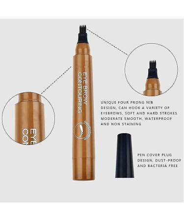 Glow Tulip Eyebrow Pen Lacisonpen Microblading Eyebrow Glow Tulip Eyebrow Pen Glow Tulip Natural Eyebrow Pen 4 Tip Microblade Eyebrow Pen (03) - Buy Online on GoSupps.com