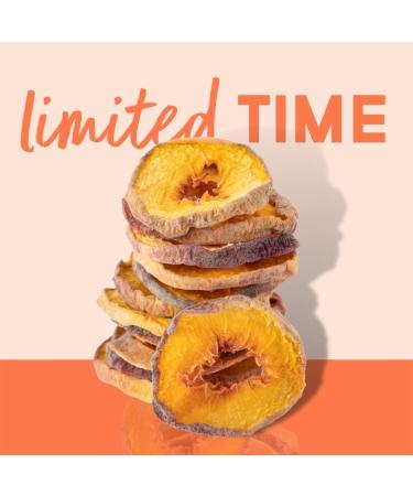 3 oz Dehydrated Peach Slices - 30+ Slices | Premium Quality Snack - Buy Online on GoSupps.com