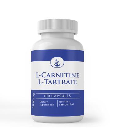 Pure Original Ingredients L-Carnitine L-Tartrate (100 Capsules) Always Pure No Additives Or Fillers Lab Verified
