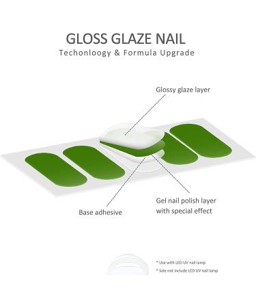 MOMSON Gradient Purple and Pink Marble Gel Nail Strips - 20 Full Gel Polish Stickers for Women - Elegant Purple Marble Manicure Kit - Buy Online on GoSupps.com