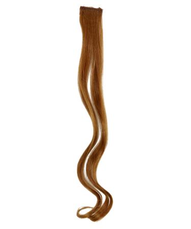1 Clip Extension strand wavy copper-blonde YZF-P1C18-27 45cm/ 18inch hair extension hairpiece color: 27 copper blonde (27)