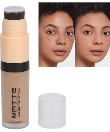 Liquid Foundation Liquid Foundation with Built-in Brush Long-Lasting Full Coverage Skin Care (05) - Buy Online on GoSupps.com