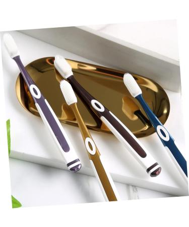 Shop Minkissy 4-Piece Nano Toothbrush Set - Soft Bristle Automatic Child & Adult Dental Tools | Gentle Silk & TPU Cleaning - Buy Online on GoSupps.com