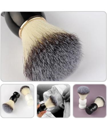 SOLUSTRE Men's Shaving Brush Set - 2pcs Beard & Face Shaving Accessories | High-Quality Shaving Tools for Men - Buy Online on GoSupps.com