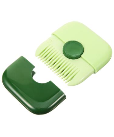 Ipetboom Manual Hair Clipper Comb for Practical Convenience Cutting Split Ends Compact Lightweight Avocado Green