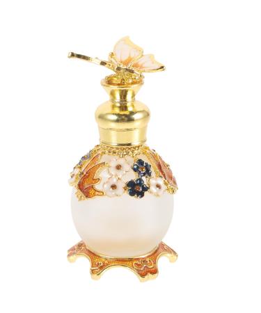 Beaupretty Essential Oils Retro Decor Perfume Sample Bottle Perfume Bottle Perfume Storage Bottle Desktop Ornament Separate Fragrance Bottle Household Bottle Empty Bottle Modeling Glass Vial