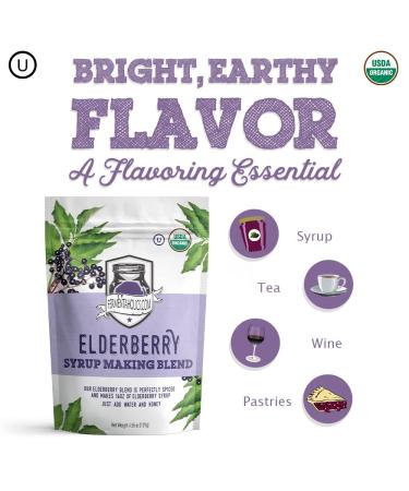 Fermentaholics USDA Organic Dried Elderberry Syrup Making Kit - Make Your Own Elderberry Syrup - Elderberries Syrup Spice Blend - Honey - Cheese Cloth - Buy Online on GoSupps.com