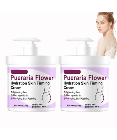 Pueraria Flower Skin Firming Moisturizing Cream, Anti-Cellulite Moisturizer, Hydrating Balm - Nourishes, Hydrates and Helps Restore Skin Barrier Face & Body (2)