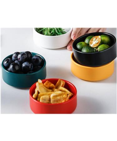 Fruit Bowl Snack Containers Dip Bowl Set Porcelain Bowl Round Seasoning Dish Snack Serving Dish Selection Suitable for Kitchen Breakfast Bowls (Color : D) (D) - Buy Online on GoSupps.com