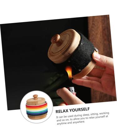 Ultechnovo 2 Series Moxibustion Box - Bamboo Foot Moxa Holder - 2 Color Options | 7x7cm Moxibustion Tool for Wellness - Buy Online on GoSupps.com