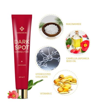 Dark Spot Corrector Cream for Body, Underarms, Elbows, Neck, Legs, Inner Thighs & Intimate Areas - Dark Spot Remover Treatment - Buy Online on GoSupps.com