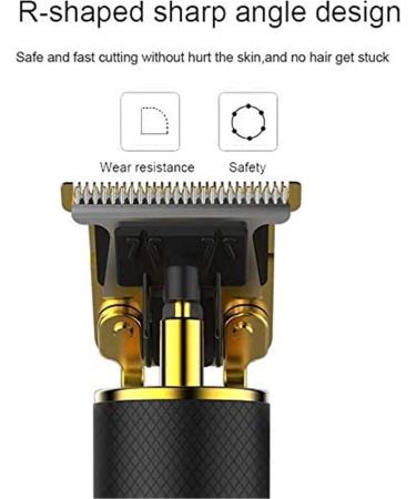 MOLADY Professional Hair Clippers for Men - USB Rechargeable Cordless Trimmer Beard Shaver Electric Outliner Grooming Kit - T-Blade Close Cutting Trimmer in Black - Buy Online on GoSupps.com