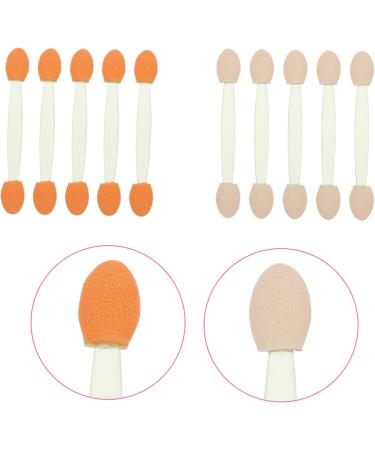 Gogogmee 100pcs Double Ended Eyeshadow Brush Cosmetic Applicator Sponge Eyeshadow Stick Dual-side Makeup Tool Eye Makeup Applicator Latex Sponge Cosmetic Tool Makeup Brush 6.5x1.3cm Green - Buy Online on GoSupps.com