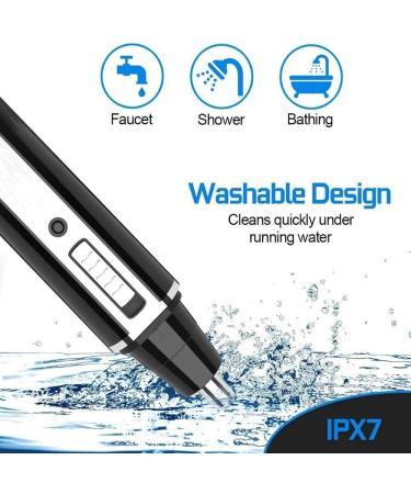4 in 1 USB Rechargeable Ear & Nose Hair Trimmer Kit - Portable Electric Grooming & Eyebrow Shaper for Easy Cleansing - Buy Online on GoSupps.com