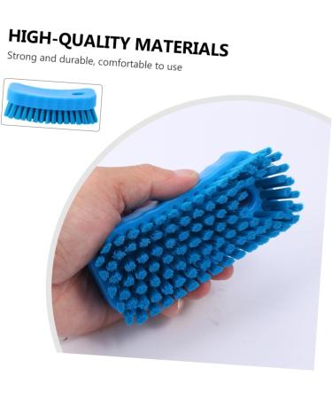 minkissy Nail Brush Nail Cleaner Brush Nail Clean up Brush Shoe Cleaner Shoes Cleaner Fingernail Scrub Nail Scrubbing Brush Toe Brush Small Brush Food Grade Polypropylene 11.5x5cm Blue - Buy Online on GoSupps.com