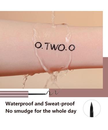 Rosarden Waterproof Liquid Eyeliner Pencil - Smudge Proof, Quick Dry, Long Lasting Matte Formula for Precise Thin Lines - Easy to Control Liquid Liner Pen - Buy Online on GoSupps.com