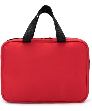 Jipemtra Red First Aid Bag Empty - Compact Survival Medicine Pouch for Home, Car, Office, Kitchen, Sport & Outdoors - Buy Online on GoSupps.com