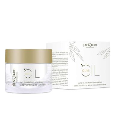 POSTQUAM Professional Night Cream 50ml | Hyaluronic Acid Vitamin C & Olive Oil - Anti-Aging Deeply Moisturizing Skin Care | Spanish Beauty Products - Buy Online on GoSupps.com