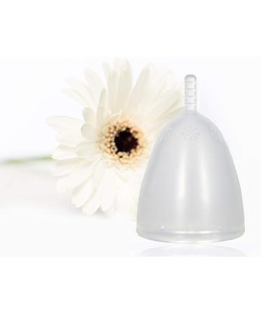 Femacup Menstrual Cup Size M - 100% Made in Germany BPA-Free Medical Silicone Odorless | Eco-Friendly Alternative to Tampons - Transparent Color - Buy Online on GoSupps.com
