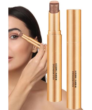 B ton De Fard Paupi res Paillette 3 Couleurs Crayon D'ombres Paupi res Matte Cream Eyeshadow Stick Longue Dur e Fard Paupi re M tallique Pour Le Maquillage Pour Les Yeux 02 # - Buy Online on GoSupps.com