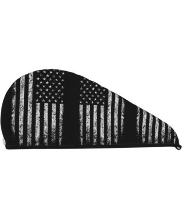 American Camouflage Coral Velvet Dry Hair Cap | Quick-Dry Hair Towel Wrap for Travel & Home - Perfect for Men & Women - Buy Online on GoSupps.com