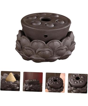 Tovinanna Lotus Moxibustion Massage Tool - Moxa Cone Holder & Warmetank for Home Care - Effective Moxibustion Device in Purple - Buy Online on GoSupps.com