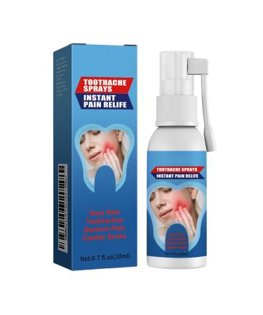 Spray portable contre les maux de dents spray pour soulager les maux de dents spray de soins bucco-dentaires base d'herbes r paration des gencives r tract es spray oral pour maintenir la sant