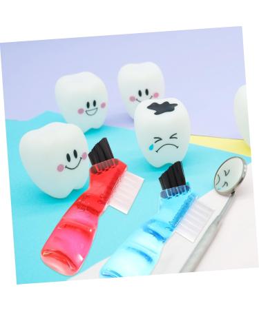 Minkissy 20 Soft Prosthesis Brushes - Double-Sided Mini Toothbrush Set (5 Colors) for Effective Denture Care - Buy Online on GoSupps.com