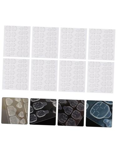 FOMIYES 20 Sheets nail stickers Label invisible sticker nails waterproof stickers plastic Adhesive nail adhesive press on sticky tabs nail stickers high viscosity double sided tape - Buy Online on GoSupps.com