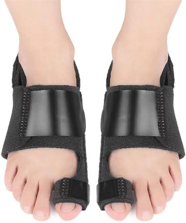 Wlype 1 pair bunion corrector rail smooth iron support toes foot thumbs orthesis hallux valgus corrector orthopedic tools day night support (1 pair) 1 pair