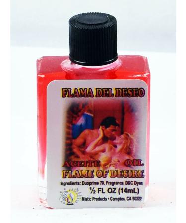 3 PIECES BRYBRADAN FLAME OF DESIRE SPIRITUAL OIL ACEITE ESPIRITUAL FLAMA DEL DESEO - 1/2 FL OZ 14.7ML