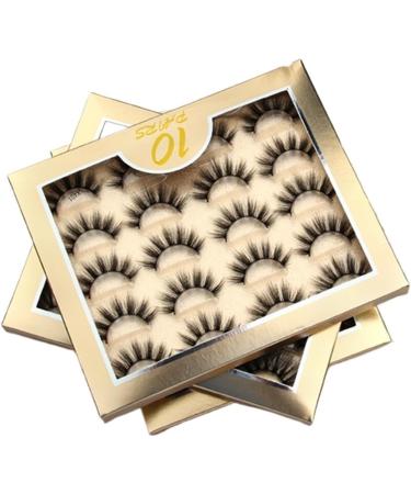 UAMOU Faux Mink Eye Lashes MIX 28 Styles Natural Soft False Eyelashes Fluffy Volume Handmade Faux Cils Makeup in bulk Cheerfully (Color : 7D-31 Size : 30 Boxes) 30 Boxes 7D-31 - Buy Online on GoSupps.com