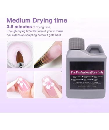 Warm Girl Acrylic Liquid Monomer Professional System Acrylic Nail Liquid Nail Extension Non-Yellowing 120ML - Buy Online on GoSupps.com