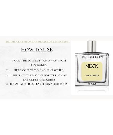 Fragrance Gem Unisex Neck Perfume I Apparel Unisex Perfume 1.7 FL OZ (50 ML) PACK OF 2 - Buy Online on GoSupps.com