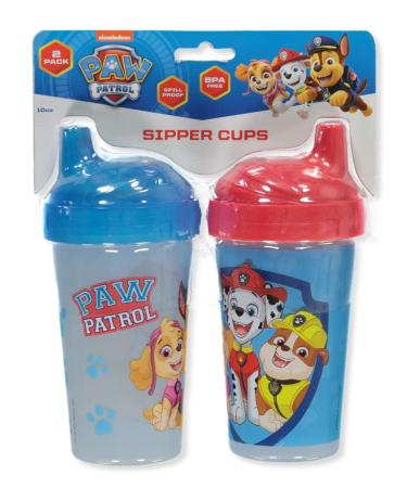 Nickelodeon Paw Patrol 10 Oz. Sippy Cups - 2 Pack 2 Count (Pack of 1) blue/multi