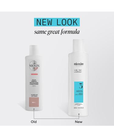 Nioxin System 3 Conditioner for Colored & Damaged Hair | Niacinamide & Biotin | 16.9 Fl Oz | Best for Light Thinning | Ships Internationally - Buy Online on GoSupps.com