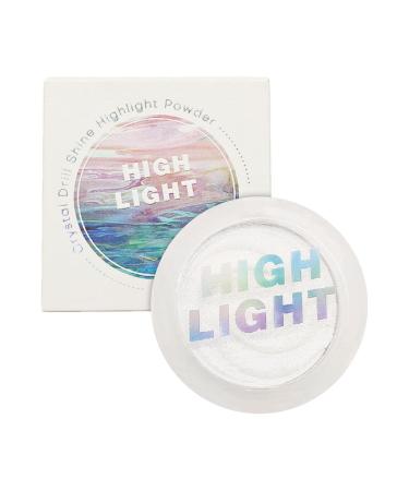 Face Highlighter Powder - Face Blushes Facial Blushers And Powders Silky Texture Long-lasting Stage Daily Shimmer Makeup For Women Kagrote Cool Moonlight Color